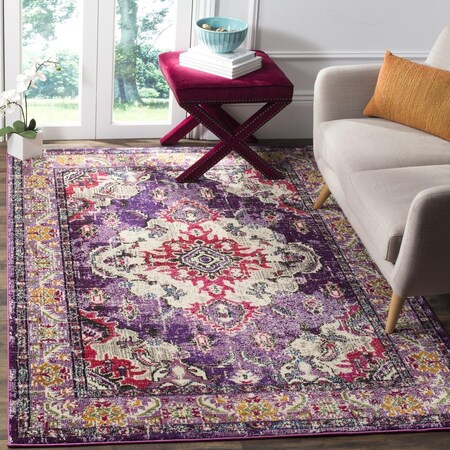Safavieh Monaco Accent Area Rug, Violet and Fuchsia - 2 ft.-2 in. x 4 ft. MNC243P-24